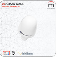 2J9C34JW-C392N GPS Galileo High Performance Iridium Certified Pole Mount Antenna - www.multiband-antennas.com